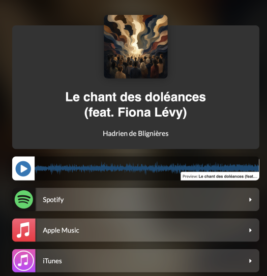 Le Chant des Doléances